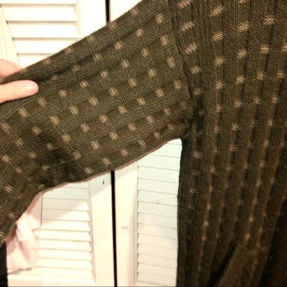 Alpaca Fina Full Zip Sweater Olive Green - Picture 7 of 12